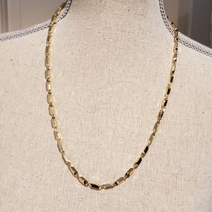 Rebecca Minkoff Textured Bar Chain Necklace